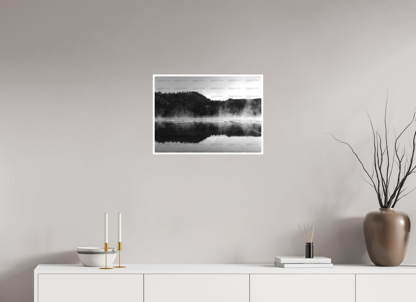 22.4 x 16″, Fine Art Print on Smooth Paper Yellowstone Hot Springs