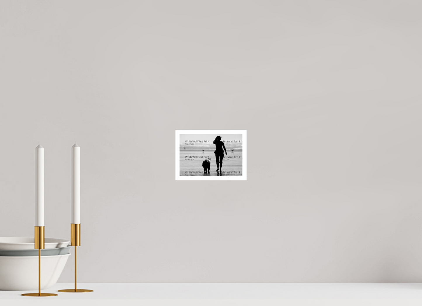 6 x 4″, Photo Print On Ilford Baryta Paper Companions at the Beach