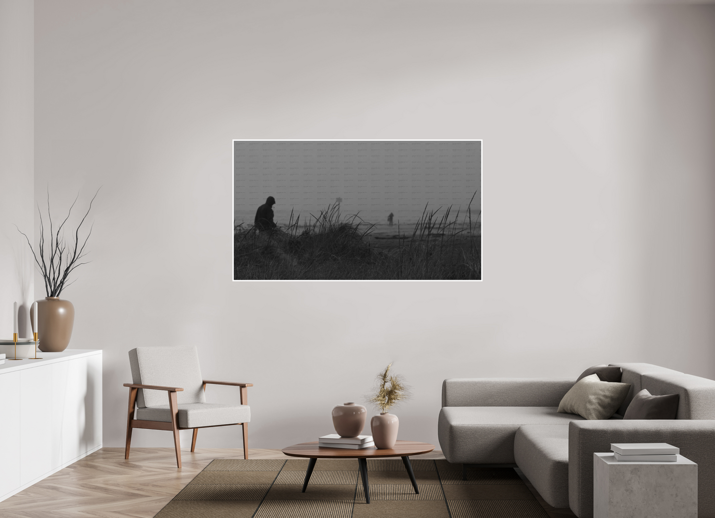 70 x 39.4″, Fine Art Print Beach Scene