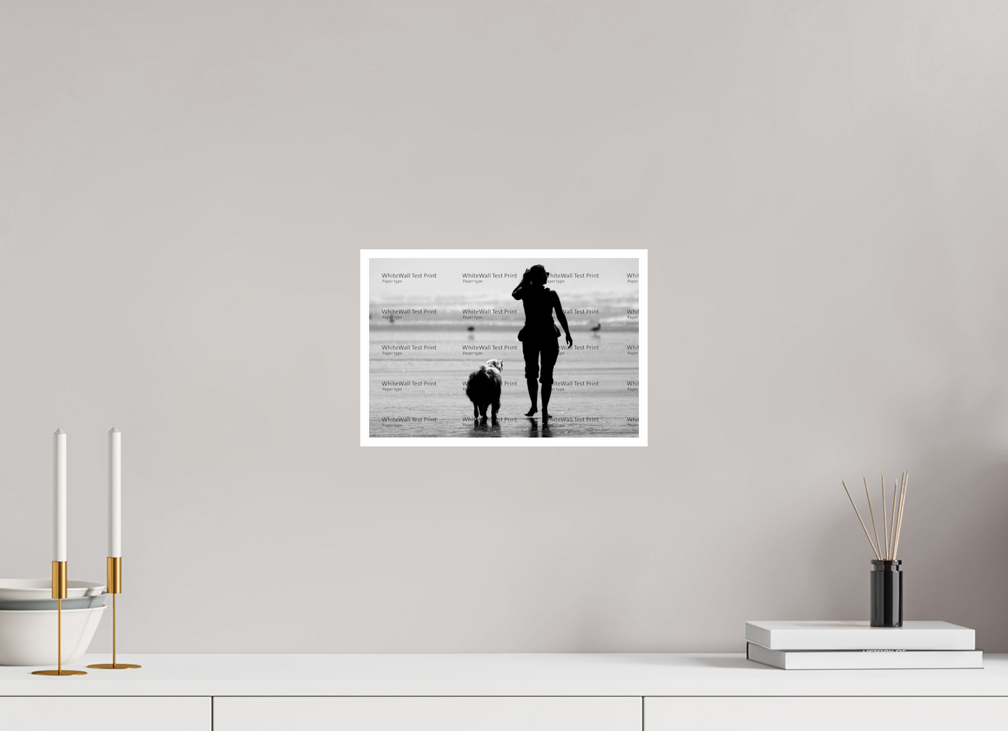 12 x 8″, Photo Print On Ilford Baryta Paper Companions at the Beach