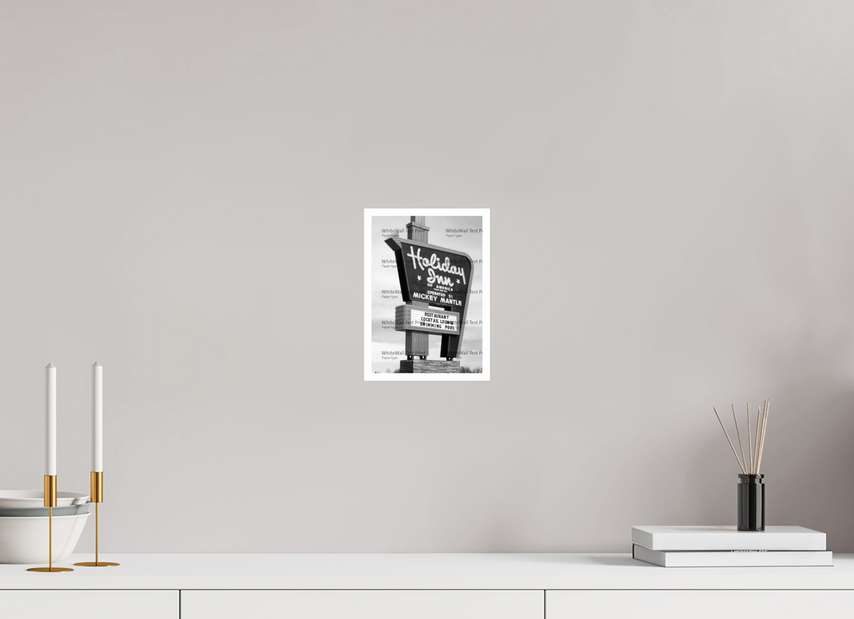 ISO A5 (14,8 x 21 cm), Photo Print On Ilford Baryta Paper Hotel, Motel