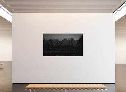 80 x 45″, Ilford B&W Photo Print Under Acrylic Glass 3-Layer Dip