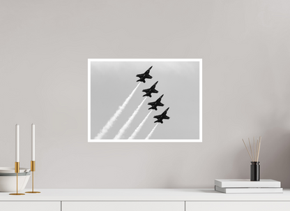 16.8 x 12″, Ilford B&W Photo Print Under Acrylic Glass Blue Angels #12
