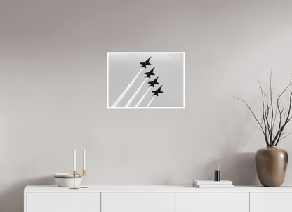 22.4 x 16″, Ilford B&W Photo Print Under Acrylic Glass Blue Angels #12