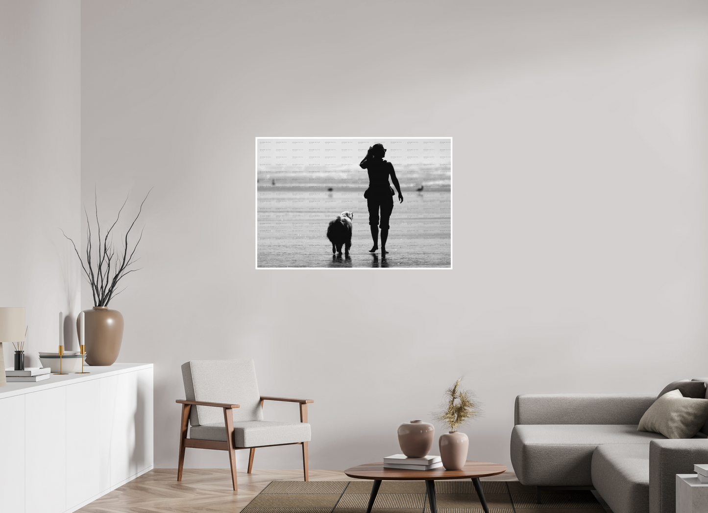 45 x 30″, Fine Art Print Companions at the Beach