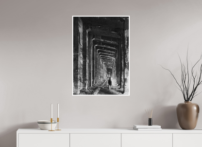 24 x 33.6″, Ilford B&W Photo Print Under Acrylic Glass Time Warp