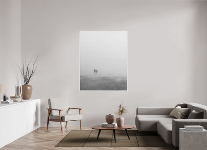 47 x 58.8″, Ilford B&W Photo Print Under Acrylic Glass Swallowed by the Mist