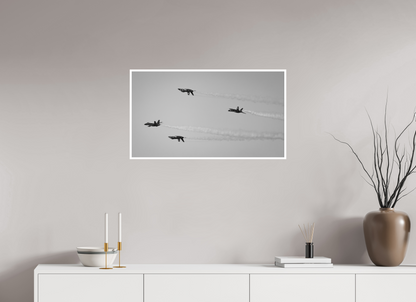 32 x 18″, Ilford B&W Photo Print Under Acrylic Glass Blue Angels #7