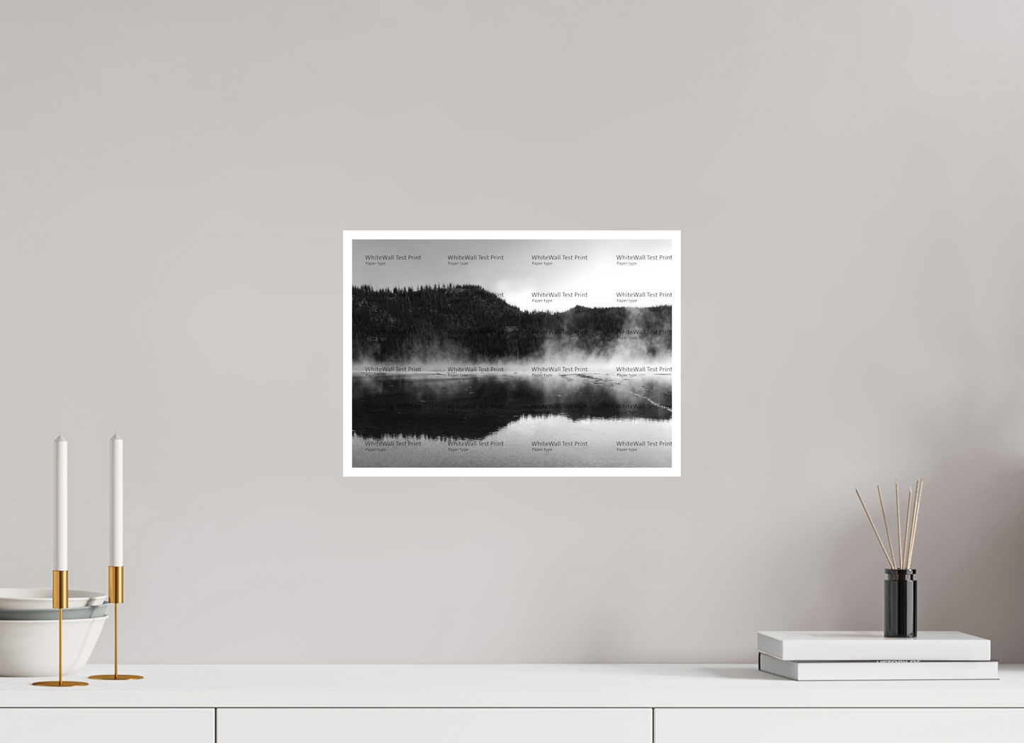 14 x 10″, Fine Art Print on Smooth Paper Yellowstone Hot Springs