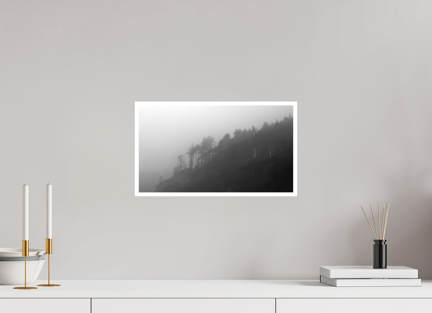 16 x 9″, Ilford B&W Photo Print Under Acrylic Glass PNW Landscape #2