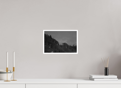 12 x 8″, Ilford B&W Photo Print Under Acrylic Glass PNW Landscape #7