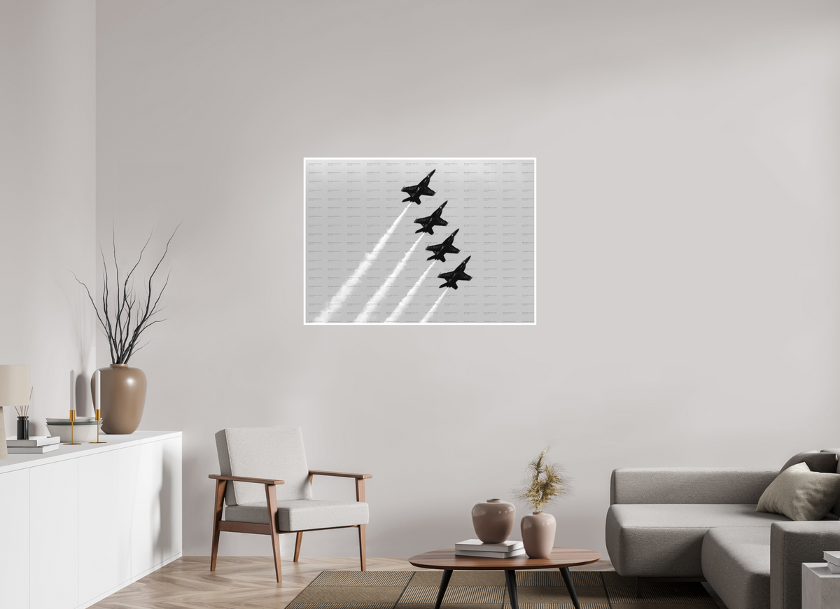 44.8 x 32″, Fine Art Print Blue Angels #12