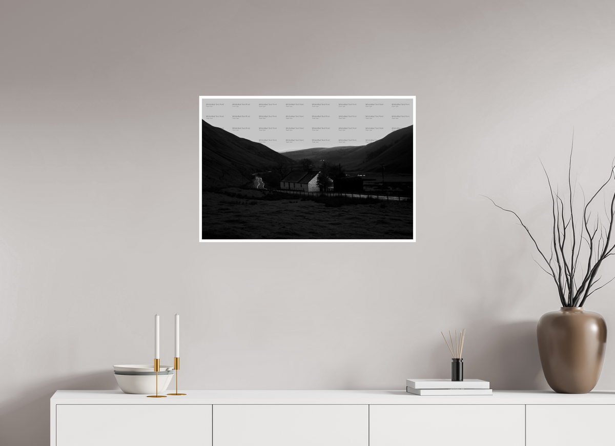 30 x 20″, Photo Print On Ilford Baryta Paper Dalveen Pass Cottage