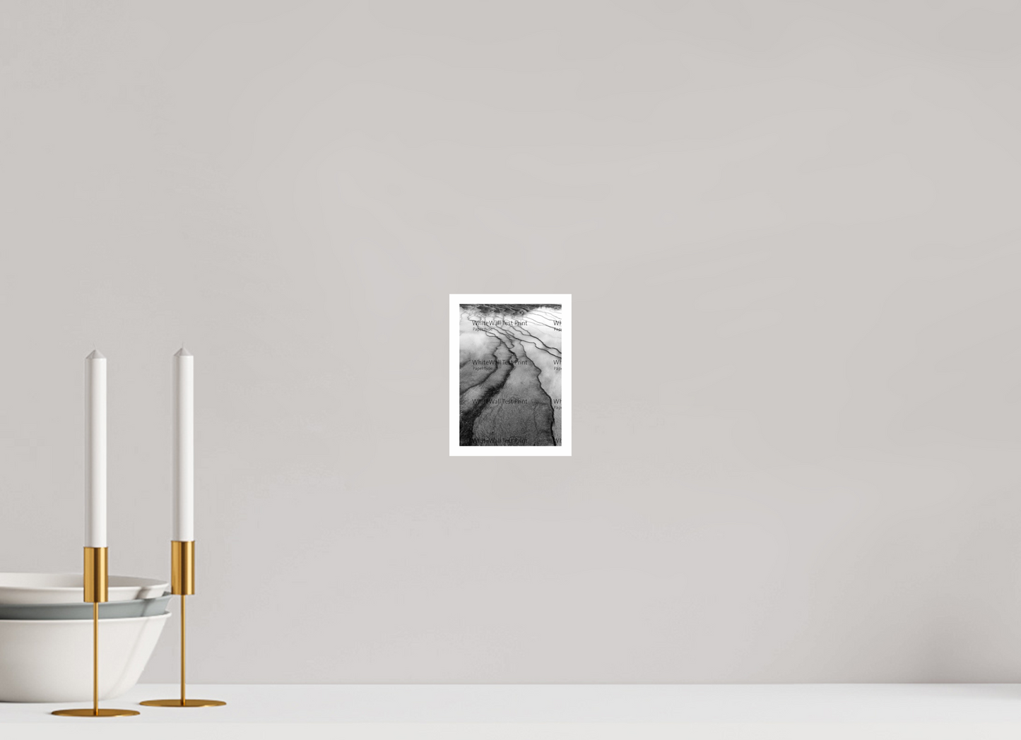 4 x 5.6″, Photo Print On Ilford Baryta Paper Yellowstone Hot Springs #2