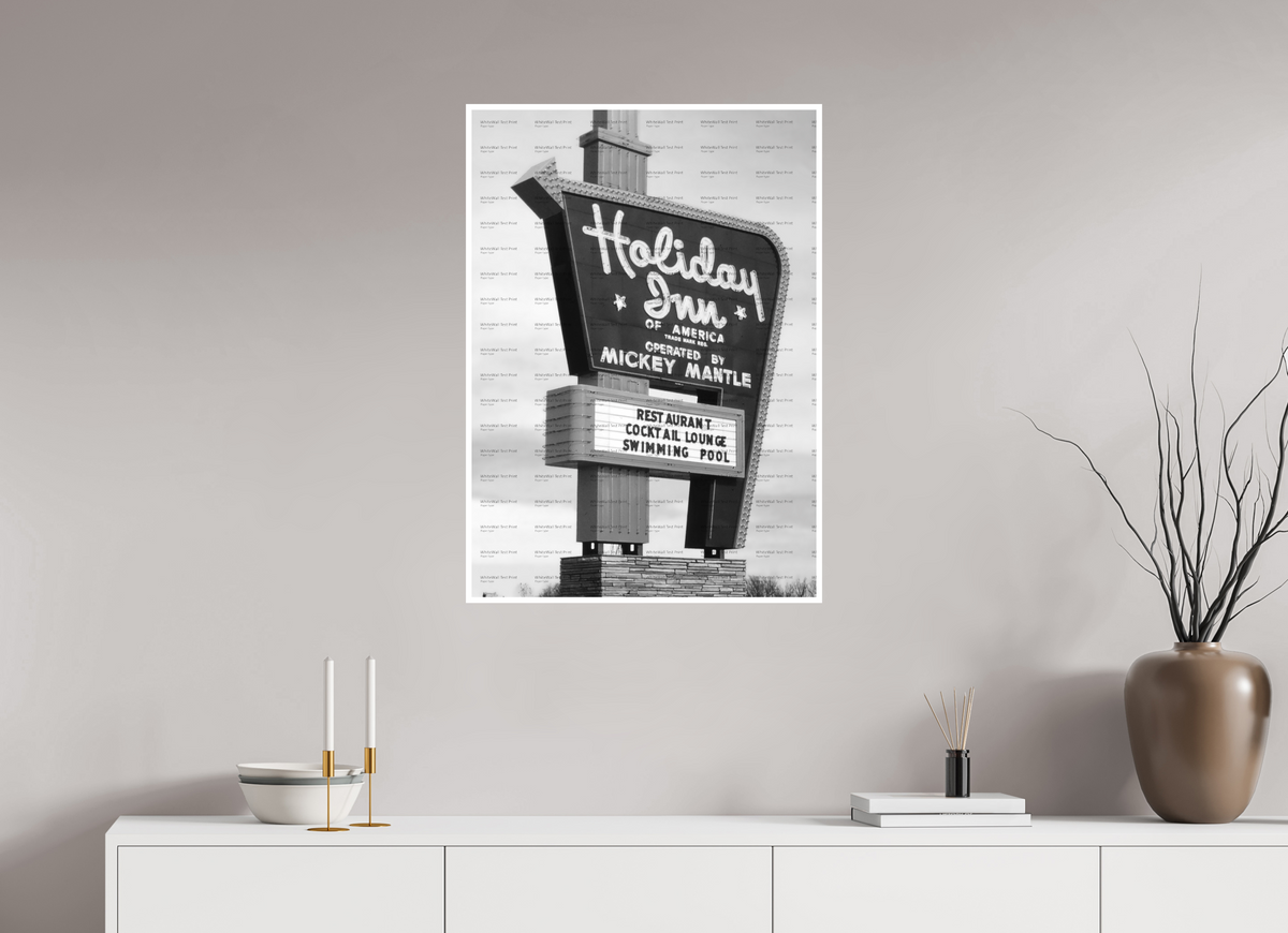 ISO A1 (59,4 x 84,1 cm), Fine Art Print Hotel, Motel