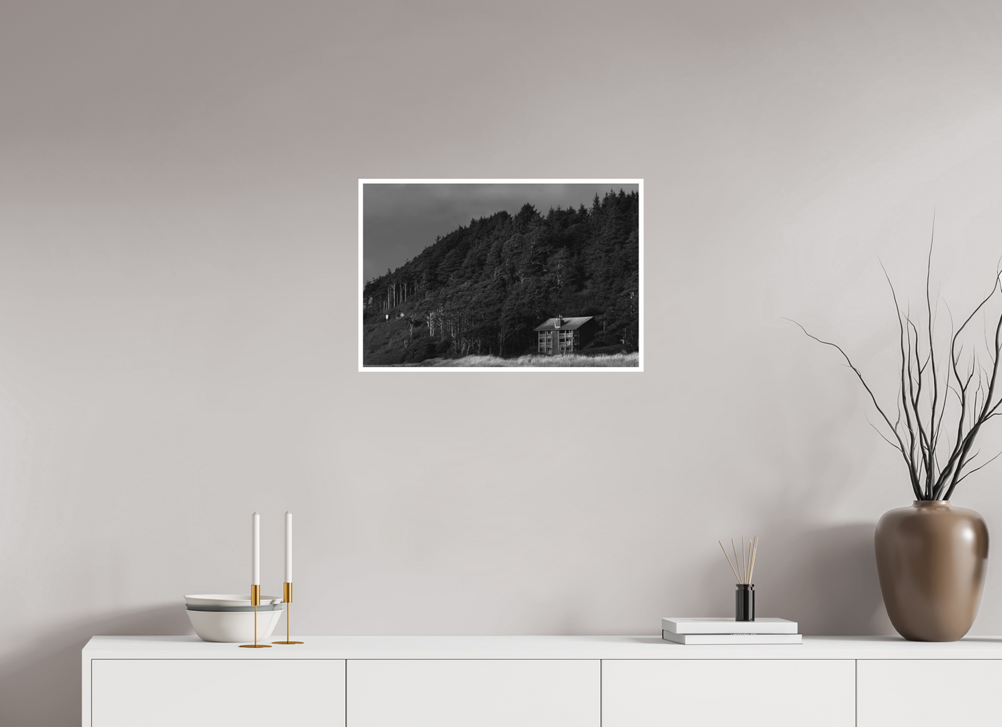 24 x 16″, Ilford B&W Photo Print Under Acrylic Glass PNW Landscape #8