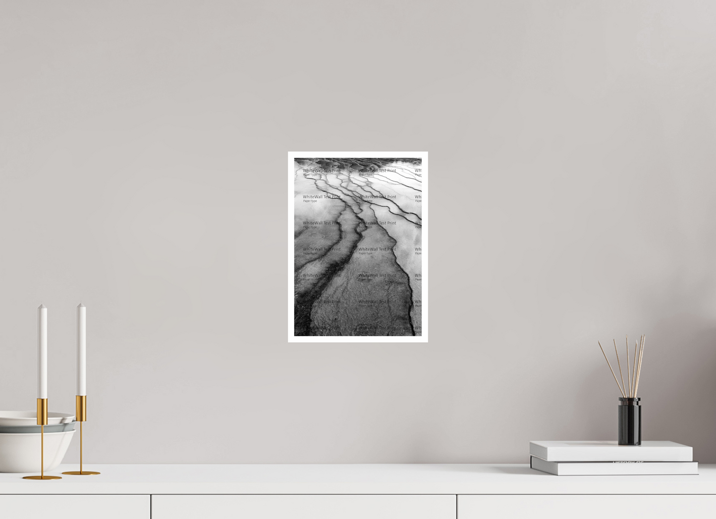 8 x 11.2″, Photo Print On Ilford Baryta Paper Yellowstone Hot Springs #2