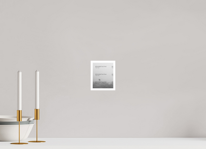 4 x 5″, Photo Print On Ilford Baryta Paper Swallowed by the Mist