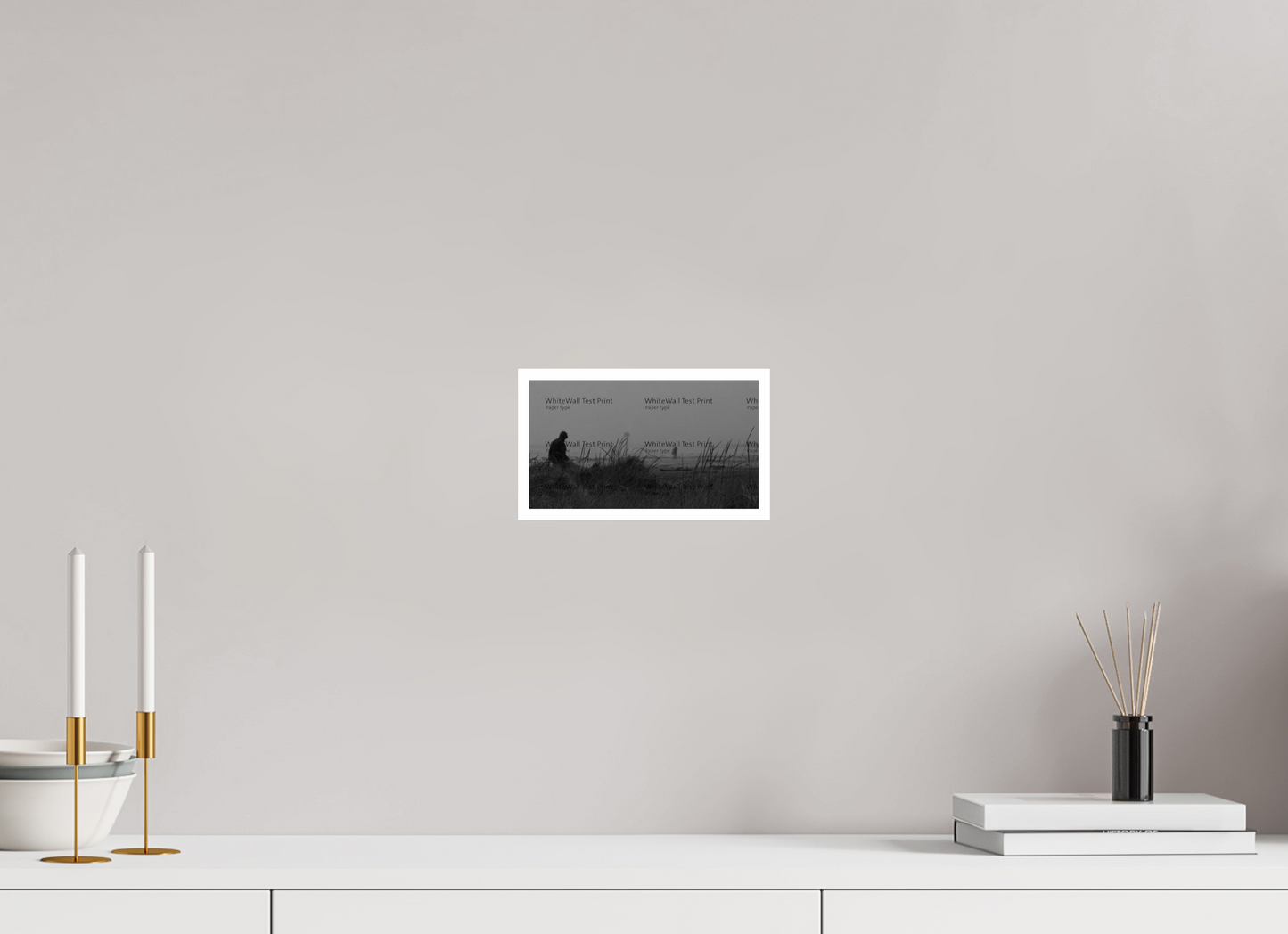 8 x 4.5″, Photo Print On Ilford Baryta Paper Beach Scene