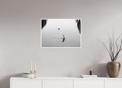 28 x 20″, Ilford B&W Photo Print Under Acrylic Glass Splashdown