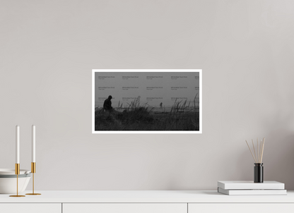 16 x 9″, Photo Print On Ilford Baryta Paper Beach Scene