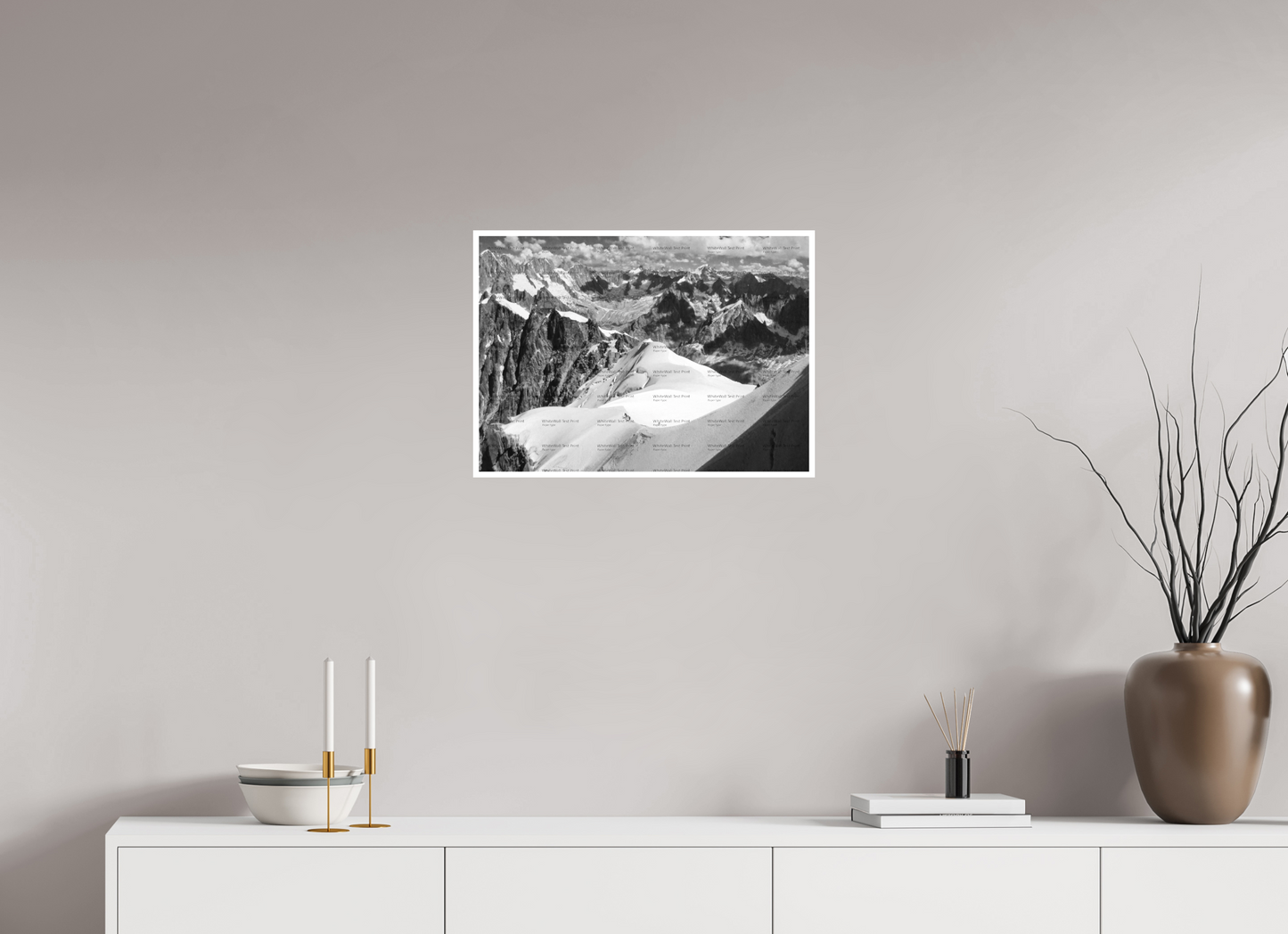 22.4 x 16″, Fine Art Print on Smooth Paper Aiguille du Midi #4